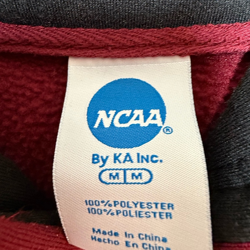 Alabama A&M University Hoodie NCAA maroon red color polyester sweatshirt Adult M - Picture 4 of 4